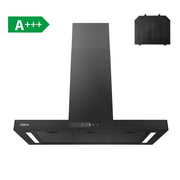 Ciarra Hotte aspirante murale intelligente 90cm Wifi et contrôle tactile CBCB9102P-OW