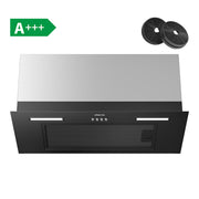 Ciarra Hotte de Cuisine Encastrable 60cm 3 Vitesses Noire CBCB6926A-OW