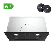 Ciarra Hotte Intégrée encastrable Groupe Filtrant 52cm 3 Vitesses CBCB5913-B