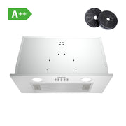 Ciarra Hotte Intégrée encastrable Groupe Filtrant 52cm 3 Vitesses CBCS5913-S
