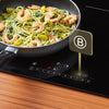CIARRA 6200W Plaque à Induction Encastrable 3 Foyers Fonction Booster CBBIH3B-OW