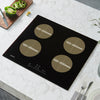 CIARRA 7200W Plaque à Induction 4 Zones 9 Puissances avec Booster CBBIH4B-OW