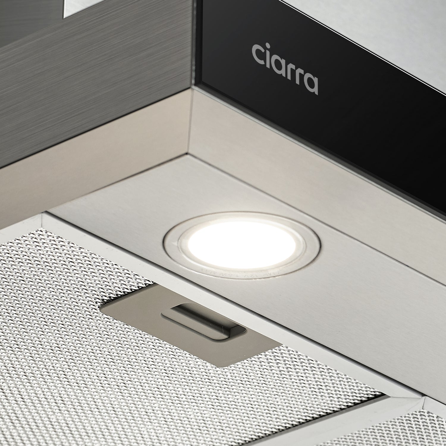 CIARRA Hotte Aspirante 60cm Classe A++ 650m³/h 4 Vitesses CBCS6102-OW