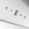 CIARRA Hotte Inclinée 60cm 750 m³/h Commande Tactile Classe A Blanc CBCW6736N-OW