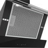 CIARRA Hotte Inclinée 60cm 750 m³/h Contrôle Tactile 3 Vitesses Noir CBCB6736N-OW