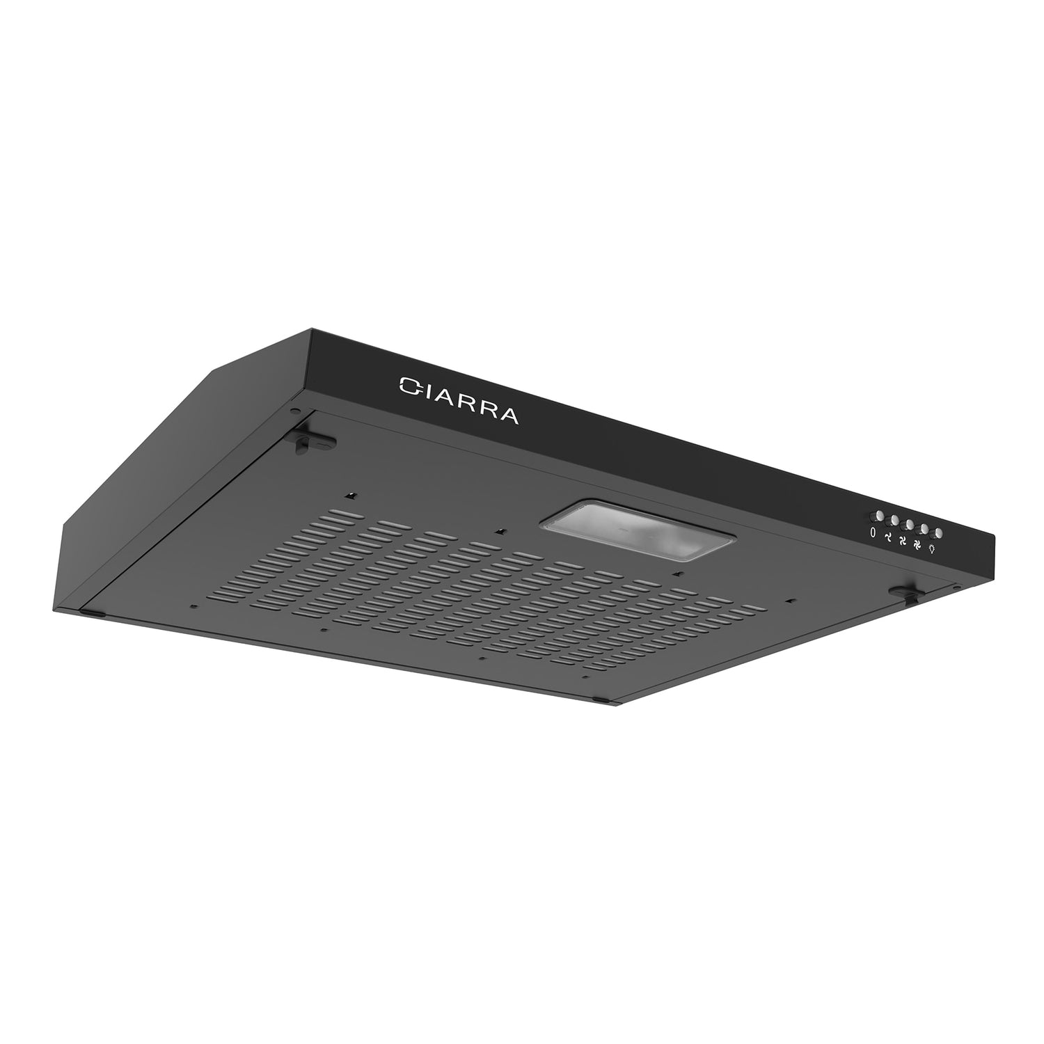 CIARRA Hotte Intégrée 60cm 3 Vitesses Recyclage ou Evacuation Noir CBCB6903-OW