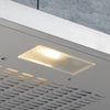 CIARRA Hotte Intégrée 60cm avec LED Eclairage Inox CBCS6903-OW