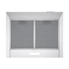 CIARRA Hotte Murale 60cm 370m³/h Recyclage ou Evacuation Classe A CBCS6201-OW
