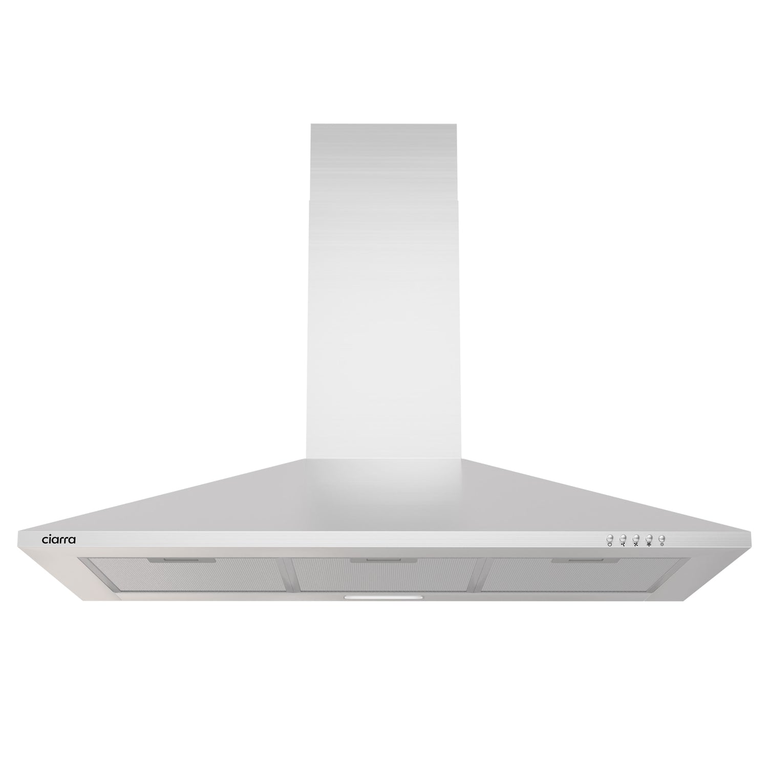 CIARRA Hotte Silencieux 90cm avec 3 Filtres à Graisse Inox CBCS9201-OW