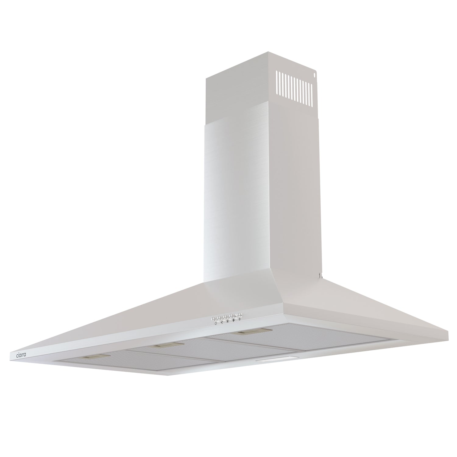 CIARRA Hotte Silencieux 90cm avec 3 Filtres à Graisse Inox CBCS9201-OW