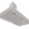 CIARRA Hotte Silencieux 90cm avec 3 Filtres à Graisse Inox CBCS9201-OW