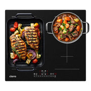 CIARRA Plaque à Induction 7200W 2 Flex Zones Function Boosters CBBIH4BFF-OW