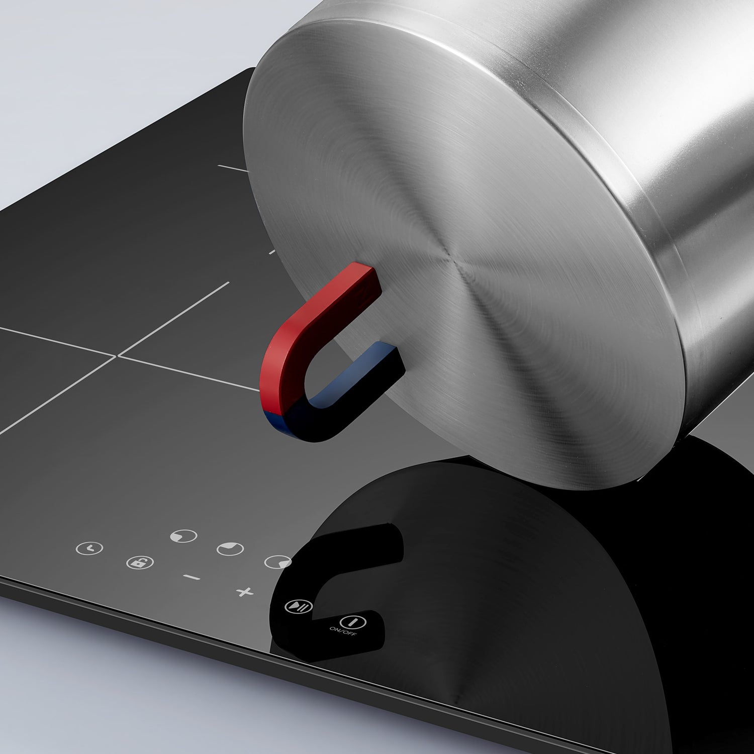 CIARRA Plaque à Induction Intégrée 3 Zones 6100W 9 Puissance CBBIH3-OW