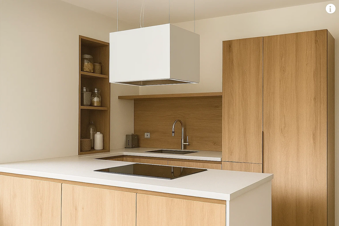 Hotte Îlot Central Blanche