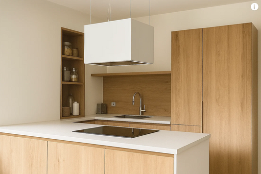 Hotte Îlot Central Blanche