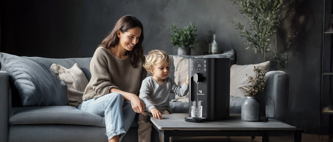 Fontaine à eau filtrante avec eau chaude instantanée