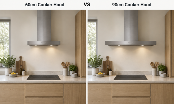 Hotte aspirante 60 cm ou 90 cm : laquelle choisir ?