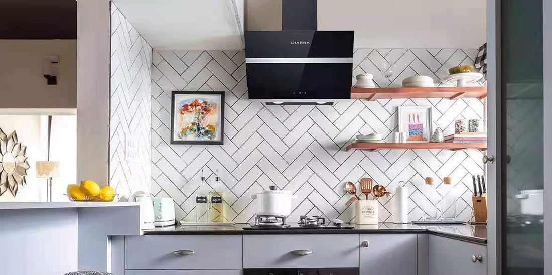 Cooker Hood suggestions for Corner Hob of Small Size Kitchen - CIARRA