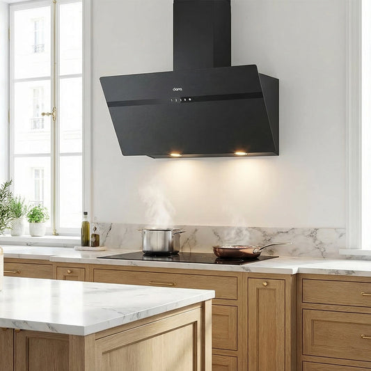 Hotte Inclinée noire 