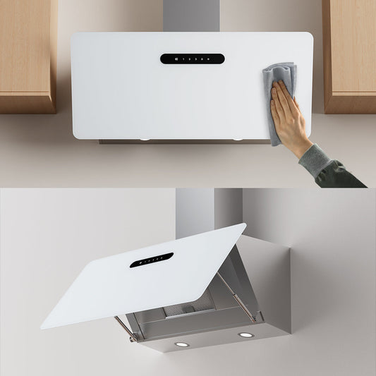 hotte inclinée 90 cm