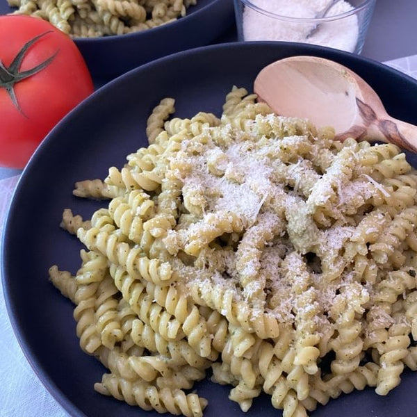 Pasta crémeuse courgette et parmesan