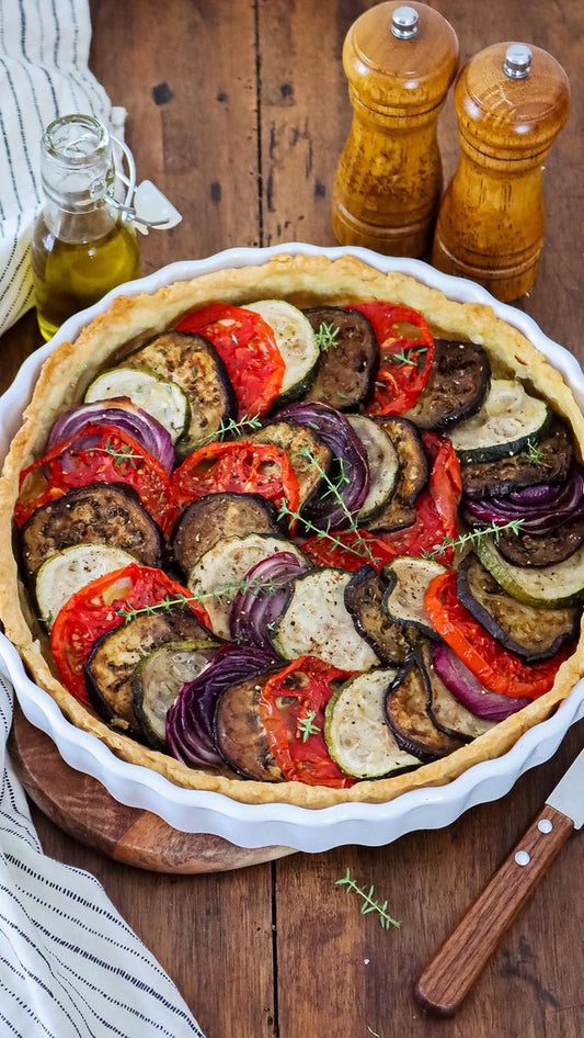 Tarte Salée aux Légumes D’été