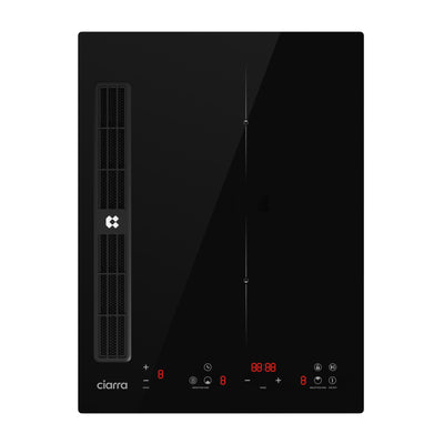 [Première Mondiale] Ciarra ONE - Plaque à Induction avec Hotte Intégrée 390 mm avec Système Plasma⁺ Intégré et Boost | CBBEH392B