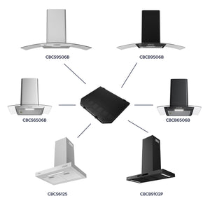 Ciarra Filtre à Charbon pour Hotte Aspirante CBCF004-OW