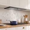 Hotte intégrée 52 cm noire sous meuble de cuisine Ciarra CBCB5937A