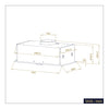 Hotte encastrable noire 52 cm Ciarra CBCB5937A