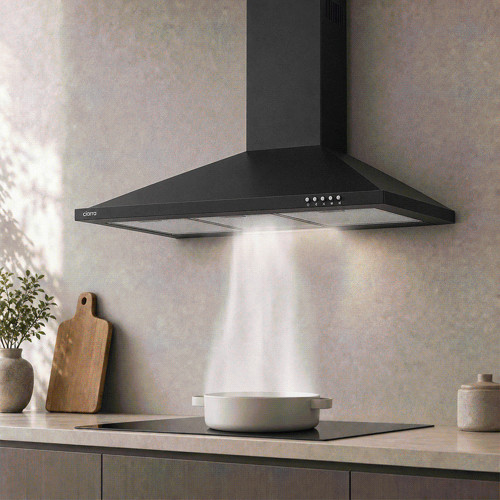Ciarra Hotte Aspirante 90cm 370m³/h 3 Vitesses Classe A++ | CBCB9201