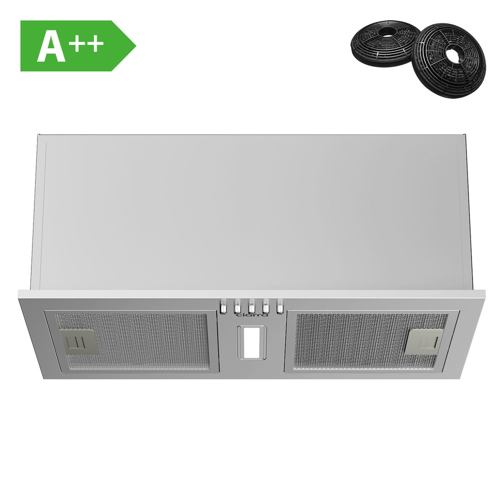 Ciarra CBCS5937A hotte encastrable 52 cm en acier inoxydable argenté