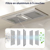 filtre à graisse aluminium pour hotte encastrable Ciarra CBCS5937A