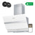 Ciarra Hotte Inclinée 60cm 693 m³/h Commande Tactile Wifi Classe A+++ Blanc CBCW6736N-OW