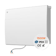 Ciarra Radiateur à inertie céramique 1000W-2000W | Chauffage électrique mural silencieux avec panneau digital