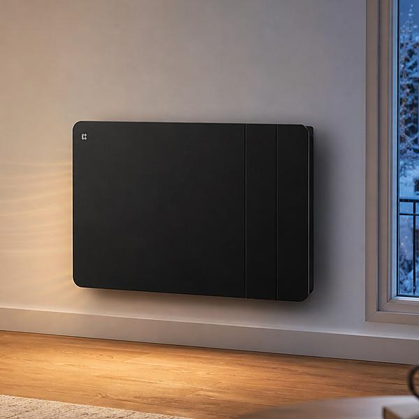 Ciarra Radiateur Connecté WiFi 1500W Inertie Céramique IP24 Noir | CBHTD15A-B