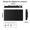 Ciarra Radiateur Connecté WiFi 1500W Inertie Céramique IP24 Noir | CBHTD15A-B