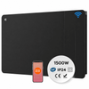 Ciarra Radiateur Connecté WiFi 1500W Inertie Céramique IP24 Noir | CBHTD15A-B