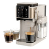 Ciarra Machine Expresso Semi-Automatique avec Broyeur Intégré et Mousseur à Lait Automatique – Écran Tactile 8 Fonctions, pour Espresso, Latte et Cappuccino | CBSACM-D6