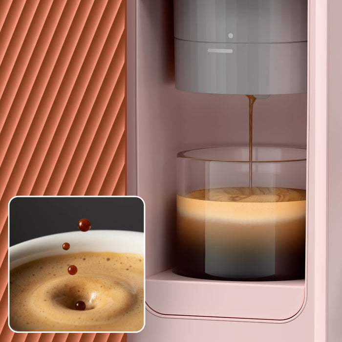 Ciarra BloomBox Cafetiere Expresso Machine à Expresso Portable 15 Bar, Écologique Sans Capsule, Maison & Extérieur