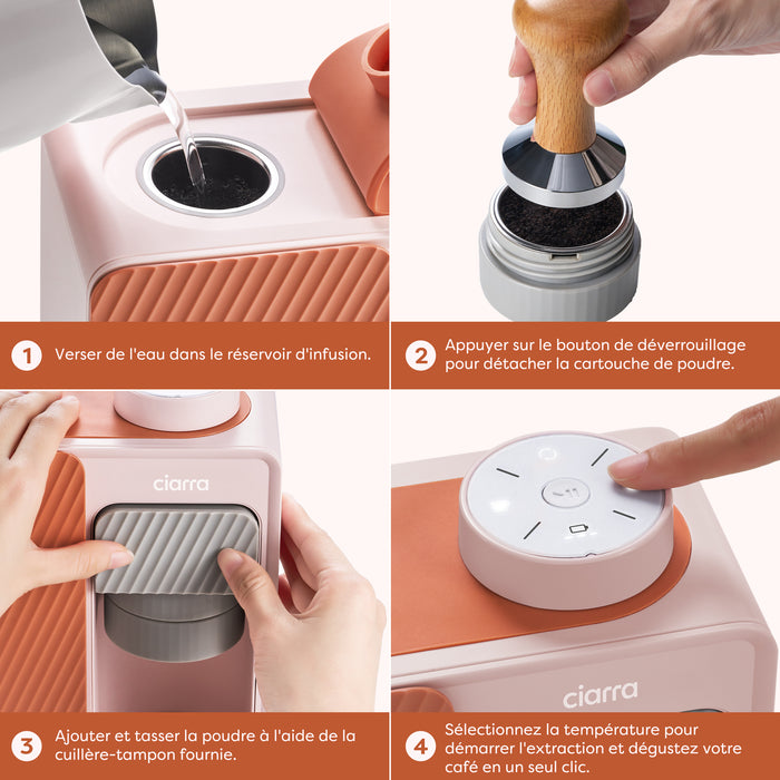 machine a cafe portable qui chauffe l'eau