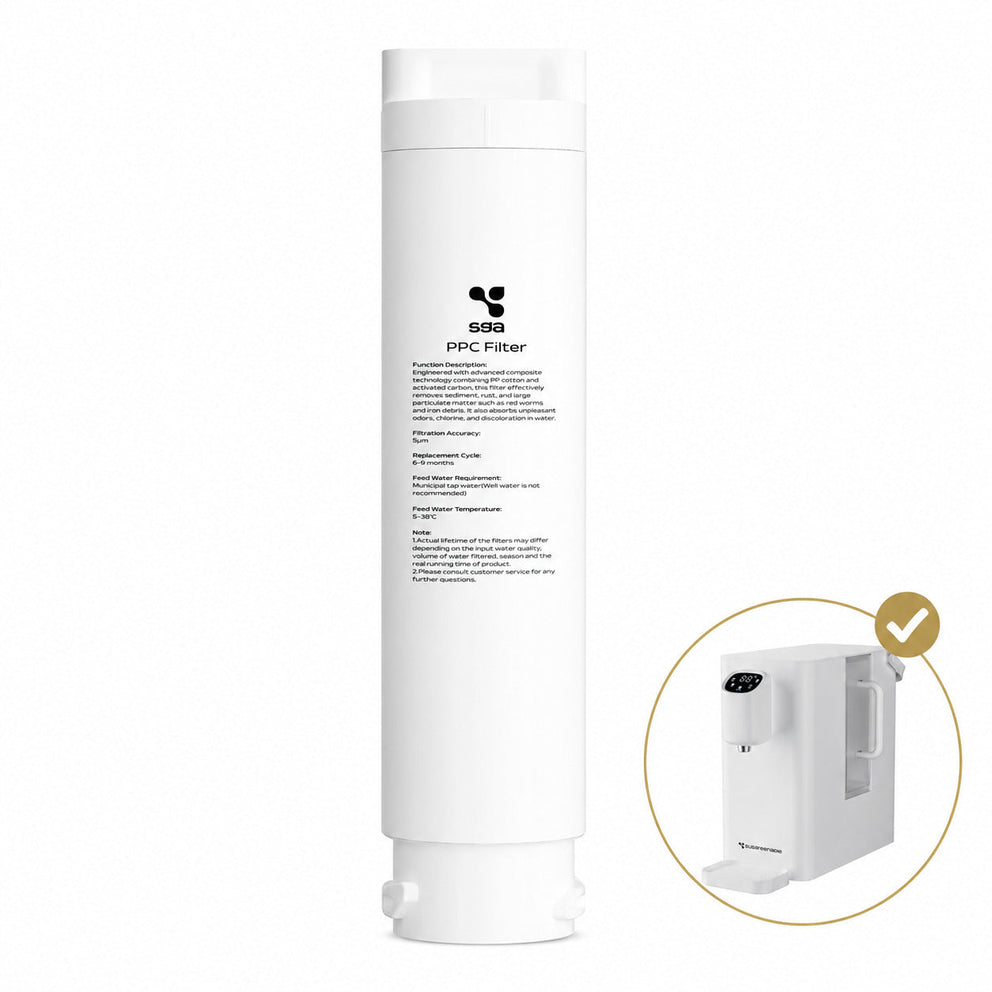 Ciarra x Susgreenable Cartouche Filtre à eau PPC pour SGIWDR04-W  | SGPPCF04