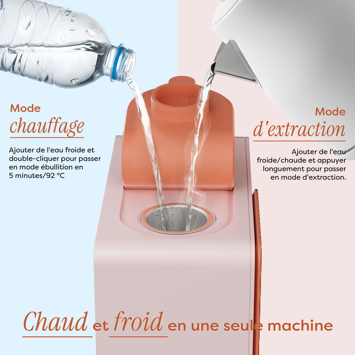 Ciarra BloomBox Cafetiere Expresso Machine à Expresso Portable 15 Bar, Écologique Sans Capsule, Maison & Extérieur