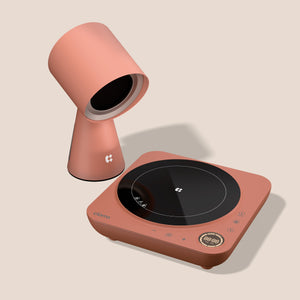 Ciarra Kitchen CookVent Duo : Donut Table de cuisson à induction et HOOD TO GO