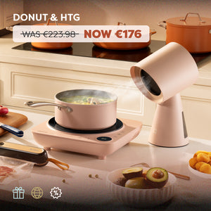 Ciarra Kitchen CookVent Duo : Donut Table de cuisson à induction et HOOD TO GO