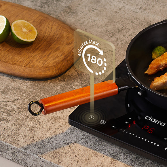CIARRA Table de Cuisson Portable 1 Feu 2000W CBTIH1-OW